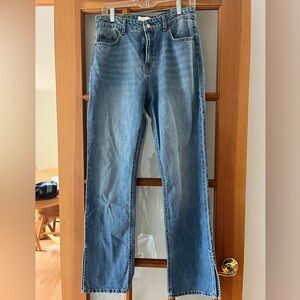 H&M Women's Straight Leg Blue Jeans